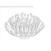 Metal ceiling lamp Jedwabne