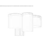 LED ceiling lamp made of blown glass Huayllay