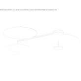 Metalowa lampa sufitowa LED Farrera