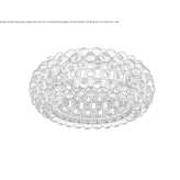 Lampa sufitowa LED z PMMA Nuth