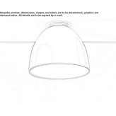 Aluminum ceiling lamp Odoreu