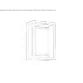 LED ceiling lamp made of glass Ostoros