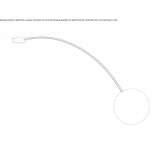Metal LED ceiling lamp Agapia