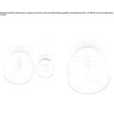 Wall lamp/ceiling lamp in blown glass Maturin