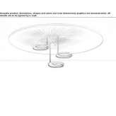 Ceiling lamp made of die-cast aluminum Borlu