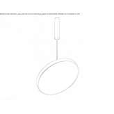 Adjustable LED ceiling lamp with fixed arm Jamoigne