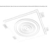Wpuszczana lampa sufitowa LED Cristaly® Teningen