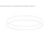 Semi-recessed LED ceiling lamp Rockdale