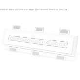 Wpuszczana lampa sufitowa LED Cristaly® Hoefen