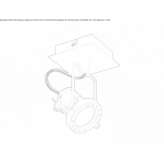 Adjustable metal LED ceiling lamp Kaarina