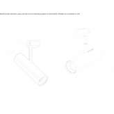 Kinkiet/lampa sufitowa z odlewanego ciśnieniowo aluminium Kaarina