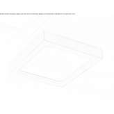 Cement LED ceiling lamp Kaarina