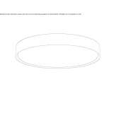 Semi-recessed LED ceiling lamp Spianate