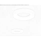 LED ceiling lamp made of polyethylene Wagrain