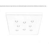 Metal LED ceiling lamp Burt