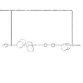 Modular LED hanging system made of metal and glass Sexau