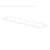 Wall lamp/ceiling lamp in die-cast aluminum Laverne