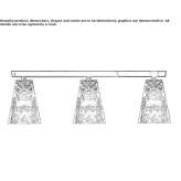 Crystal ceiling lamp Change