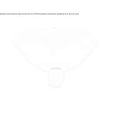 Lampa sufitowa z dmuchanego szkła Hyden