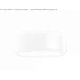 LED ceiling lamp in blown glass and fabric Cutten
