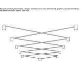 Modular LED ceiling lamp Linghem