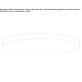 Lampa sufitowa LED z metakrylanu Bagolino