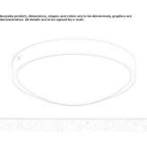 LED ceiling lamp made of plastic Brejo