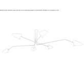 Adjustable metal ceiling lamp Itatiba