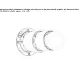 Chrome steel LED wall/ceiling lamp Rummen