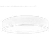 Cement LED ceiling lamp Melita