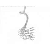 Regulowana metalowa lampa sufitowa LED Gorica