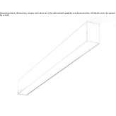 Ceiling lamp in extruded aluminum Varago