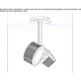 Adjustable halogen ceiling lamp Siukh