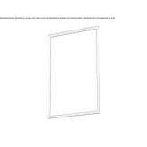LED ceiling lamp in extruded aluminum Pertusio