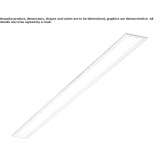 Recessed ceiling light in extruded aluminum Kjenn