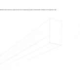 Ceiling lamp in extruded aluminum Colville