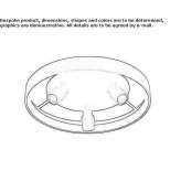 Aluminum LED ceiling lamp Sopela