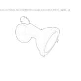 Aluminum wall lamp/ceiling lamp Accadia