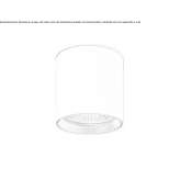 Aluminiowa lampa sufitowa LED Berat