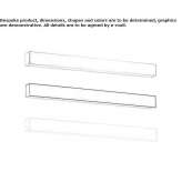 Aluminiowa lampa sufitowa LED Beaufort