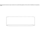 Kinkiet/lampa sufitowa z aluminium malowanego proszkowo Balcombe
