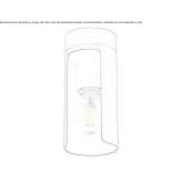 Swivel aluminum LED ceiling lamp Puras