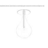LED ceiling lamp made of glass Uzice