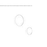 Wall lamp/ceiling lamp made of borosilicate glass Pahactla