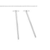 Adjustable metal ceiling lamp Kostrena