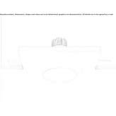 Recessed plaster LED ceiling lamp Tocoa