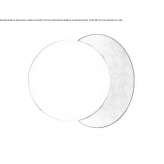 Wall lamp/ceiling lamp in blown glass Crump