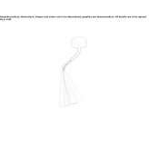 Adjustable ceiling lamp in painted metal Parita