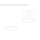 Aluminum LED ceiling lamp Prieta