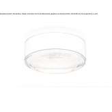 LED ceiling lamp made of powder-coated aluminum Gador